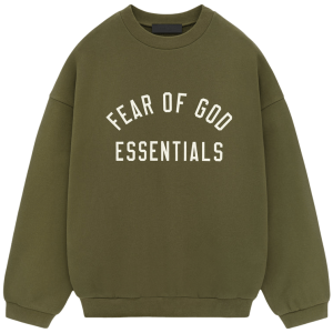 Fear Of God Essentials Green Sweatshirt