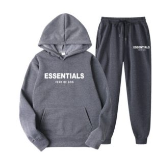 Fear Of God Essentials Grey Tracksuit