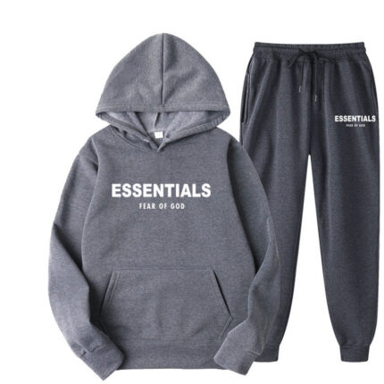 Fear Of God Essentials Grey Tracksuit Fear Of God Essentials Grey Tracksuit