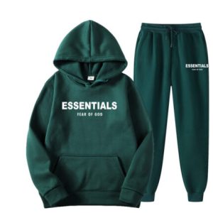 Fear Of God Essentials Tracksuit Green
