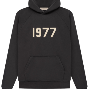 1977 Black Essentials Hoodie