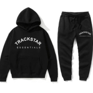 Trackstar Essentials Black Tracksuit