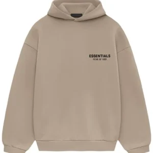 Brown Essentials Hoodie