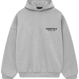Essentials Fear Of God Grey Hoodie