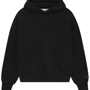 Black Essentials Hoodie​