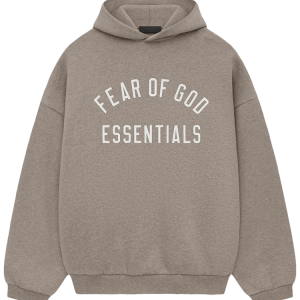 Fear Of God Essentials Light Brown Hoodie