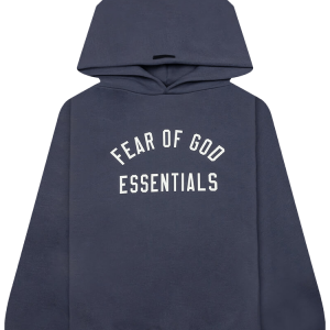 Essentials Navy Blue Kids Hoodie
