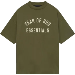 Olive Green Essentials T Shirt